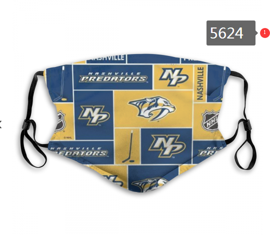 2020 NHL Nashville Predators #1 Dust mask with filter